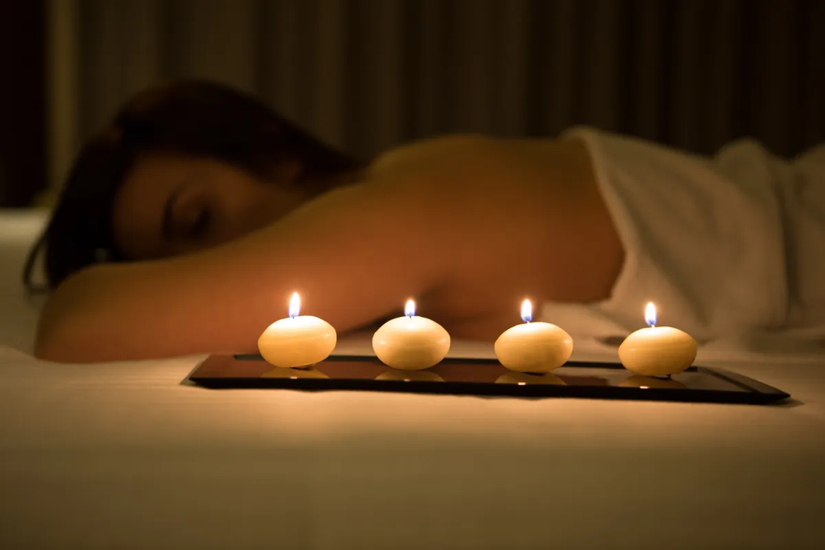 Kerzenmassage