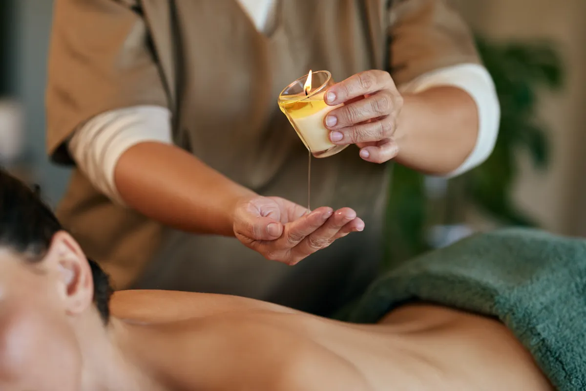 Kerzenmassage